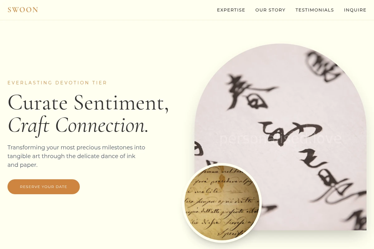 Swoon Calligraphy