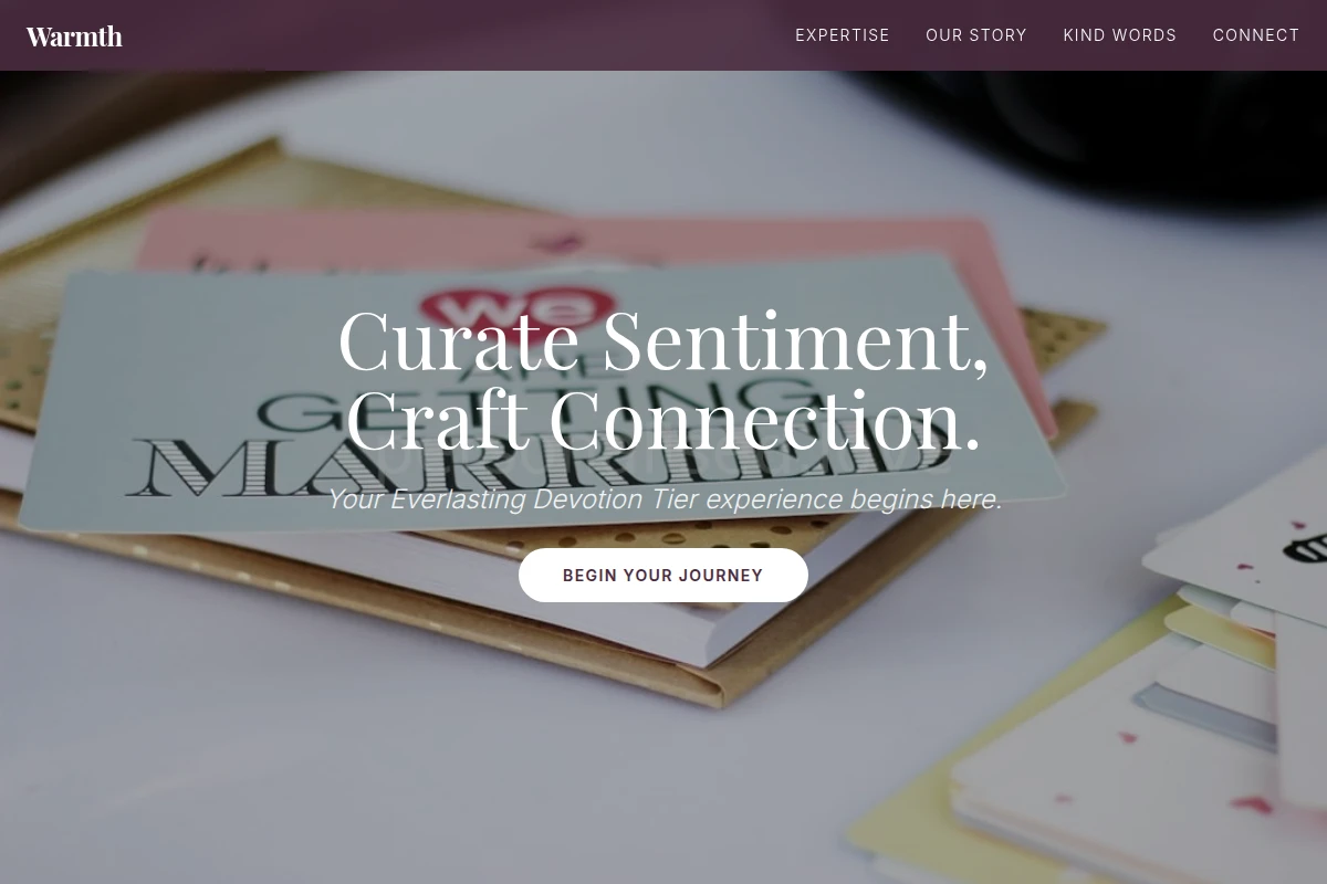 Warmth Wedding Planner