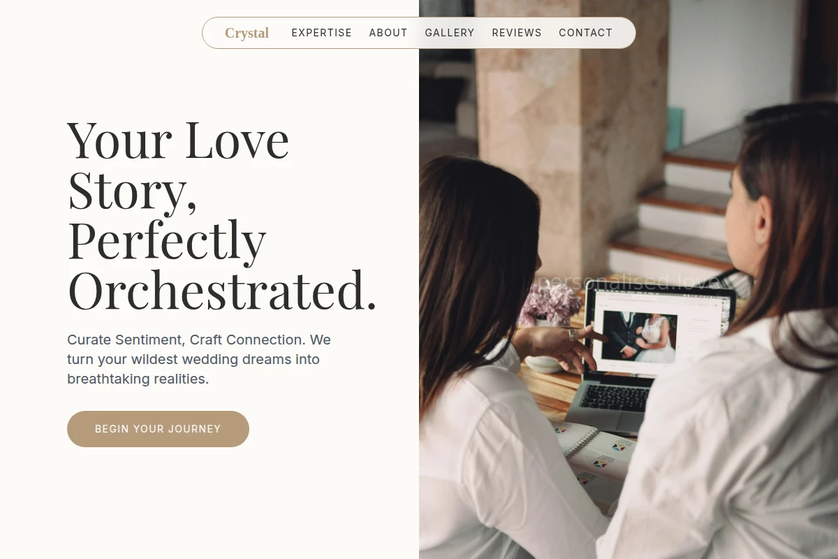 Crystal Wedding Planner