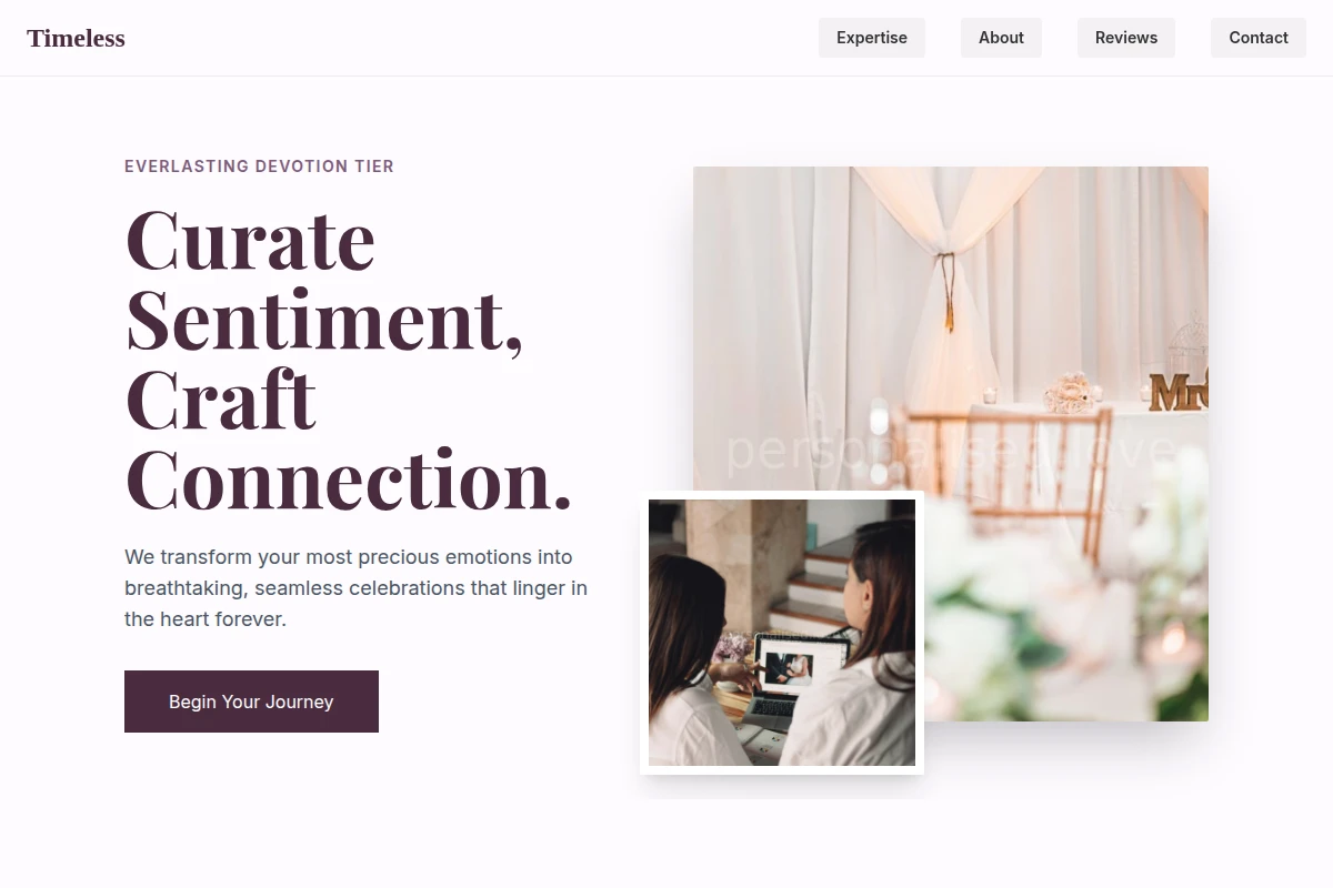 Timeless Wedding Planner